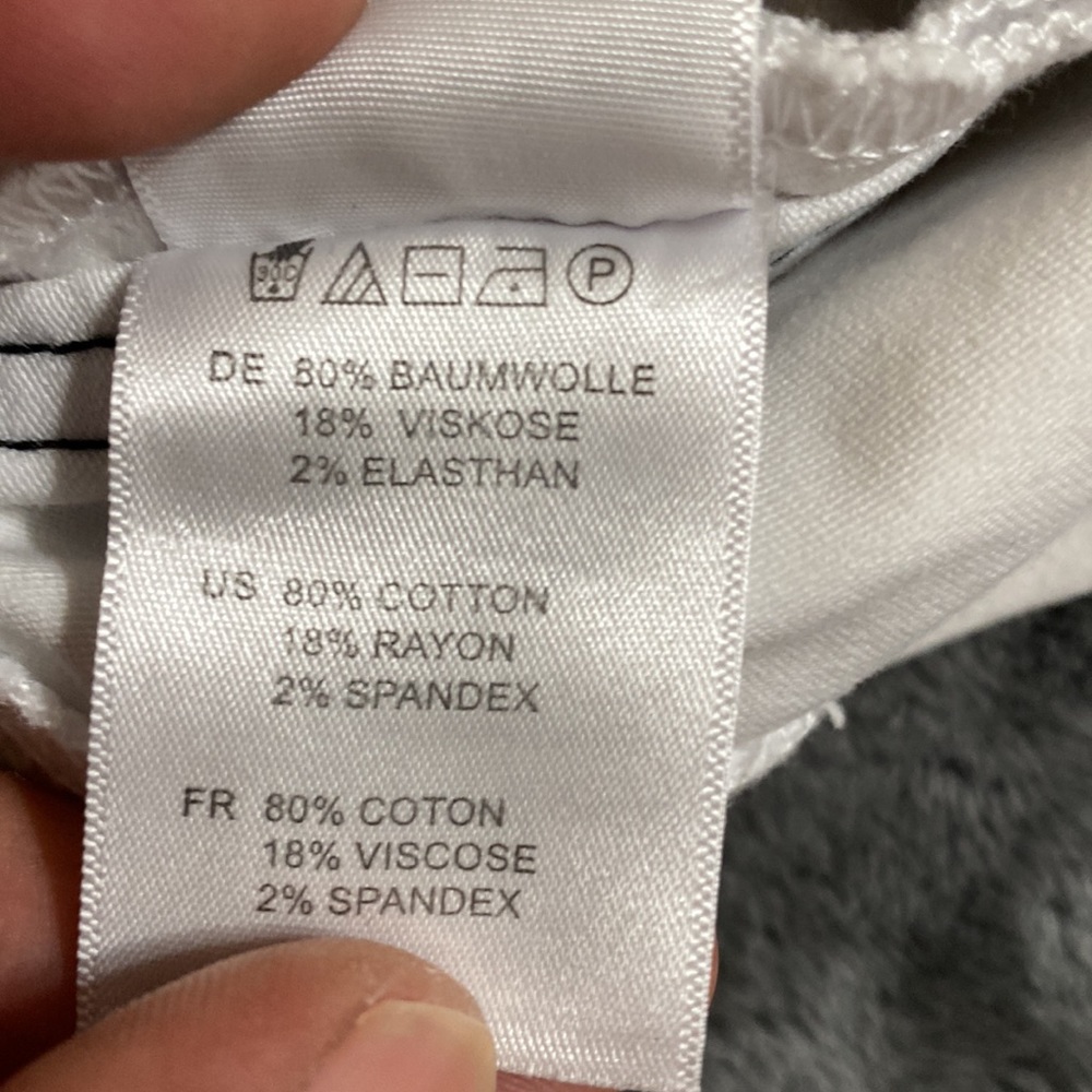 Articles of society white racer with satin stations women size 25 like new ❤️🔥 - Picture 14 of 14